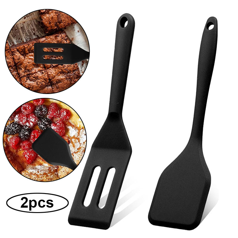Okonomiyaki Spatula - 2 szt. Mini Silikonowe Szpatułki do