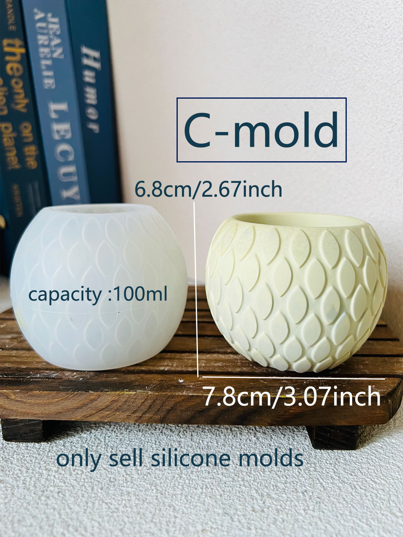 1szt Wzór rybiej łuski Cemento – Potsticker Mold recenzja i cena