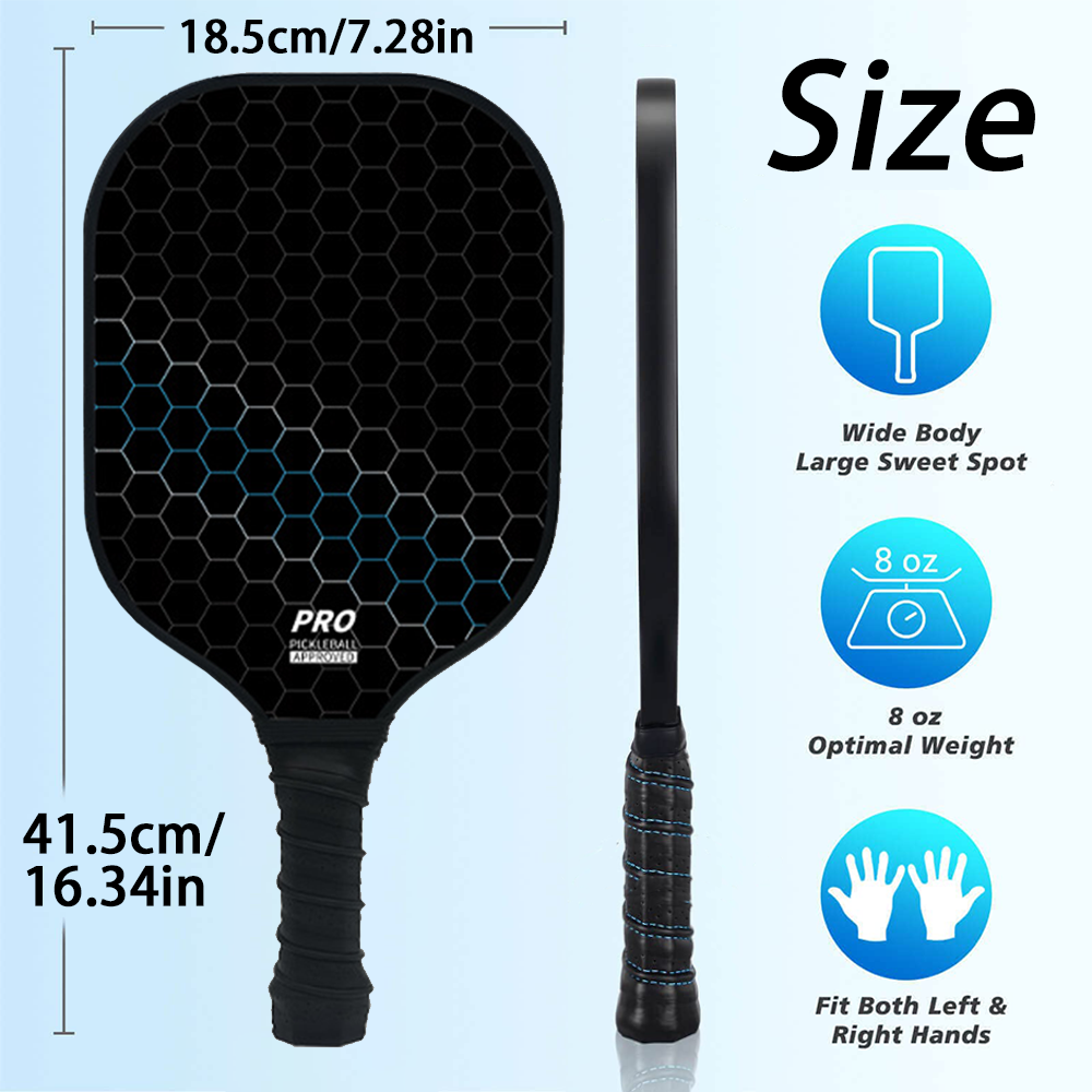 Zestaw 2 rakietek do picklebal – Crepe Pan Carbon recenzja i cena