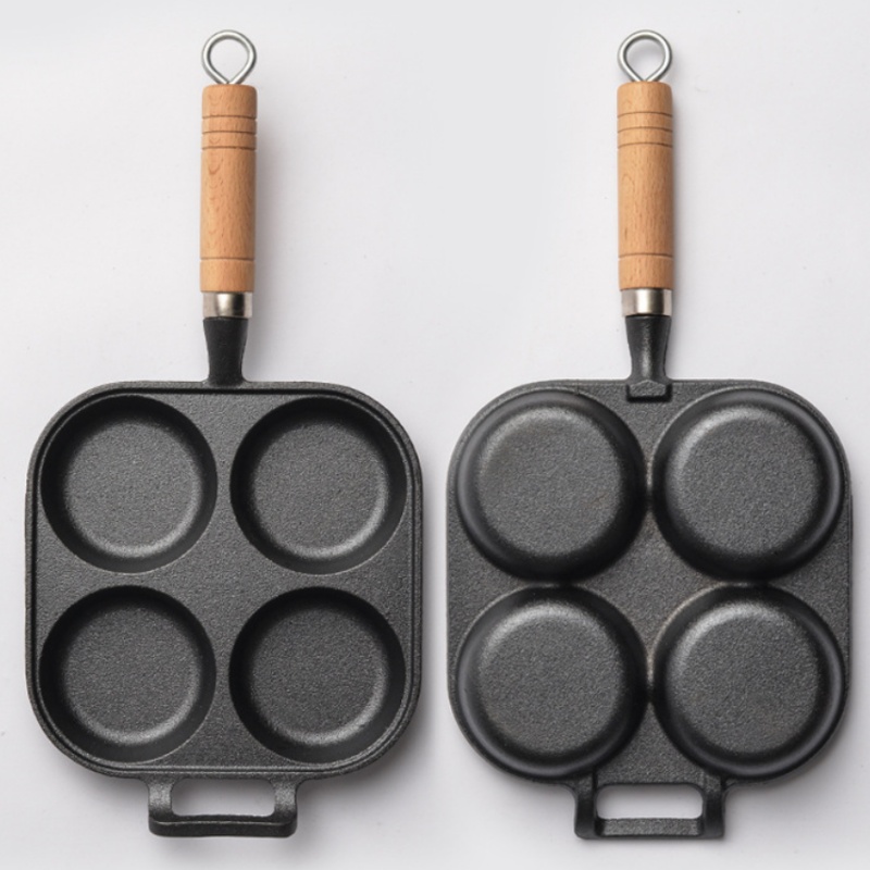 JUSTINLAU 2/4-otworowy żeliwny – Egg Waffle Pan recenzja i cena