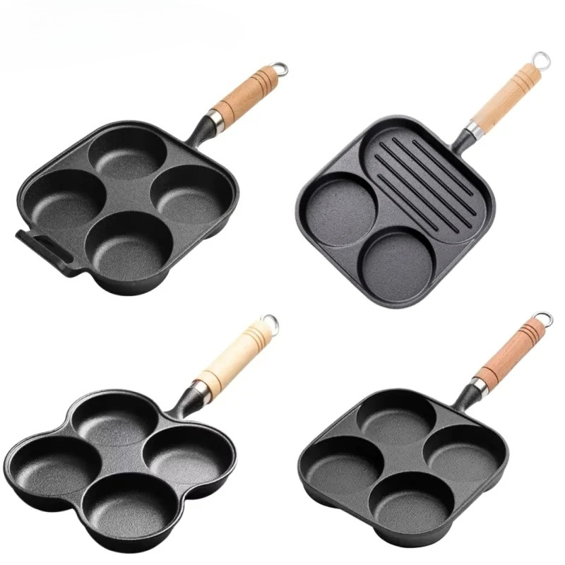 JUSTINLAU 2/4-otworowy żeliwny – Egg Waffle Pan recenzja i cena